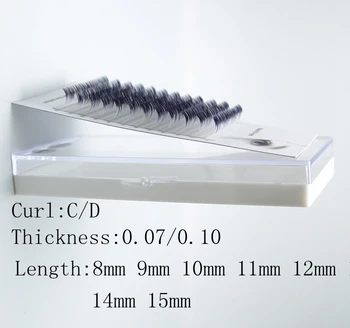 New Free Shipping Color Eyelashes C/D 0.07/0.1mm 8-15mm False Lashes White Tipped Black Eyelash Lashes Faux Eyelash Extensions
New Free Shipping Color Eyelashes C/D 0.07/0.1mm 8-15mm False Lashes White Tipped Black Eyelash Lashes Faux Eyelash Extensions