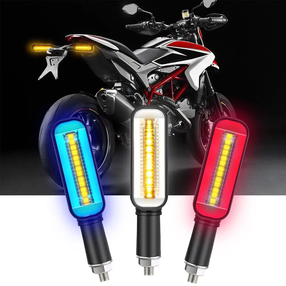 1Pc Universal LED Motorcycle Turn Signal Lights DRL Moto Flasher Indicator Blinker Flowing Flashing Moto Tail Flexible Lamp
1Pc Universal LED Motorcycle Turn Signal Lights DRL Moto Flasher Indicator Blinker Flowing Flashing Moto Tail Flexible Lamp