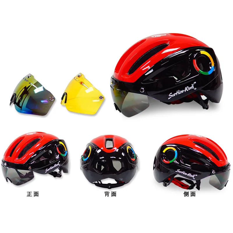 Riding Helmet 2017 Scorpio Ultra-Light with Goggles TT Helmet Three-Color Lens Optional a Default Gray PCs
Riding Helmet 2017 Scorpio Ultra-Light with Goggles TT Helmet Three-Color Lens Optional a Default Gray PCs