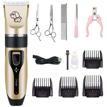 Aapet 1set Electrical Pet Hair Cutter Set Hair Brush Nail Cutter Hair Scissors Electric Clipper Head For Dog Cat Pet Accessories
Aapet 1set Electrical Pet Hair Cutter Set Hair Brush Nail Cutter Hair Scissors Electric Clipper Head For Dog Cat Pet Accessories