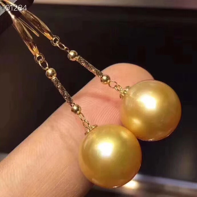 Фото Exquisite Popular 18K Yellow Gold Earrings Mountings Settings AU750 Jewelry Findings for Pearls | Украшения и аксессуары