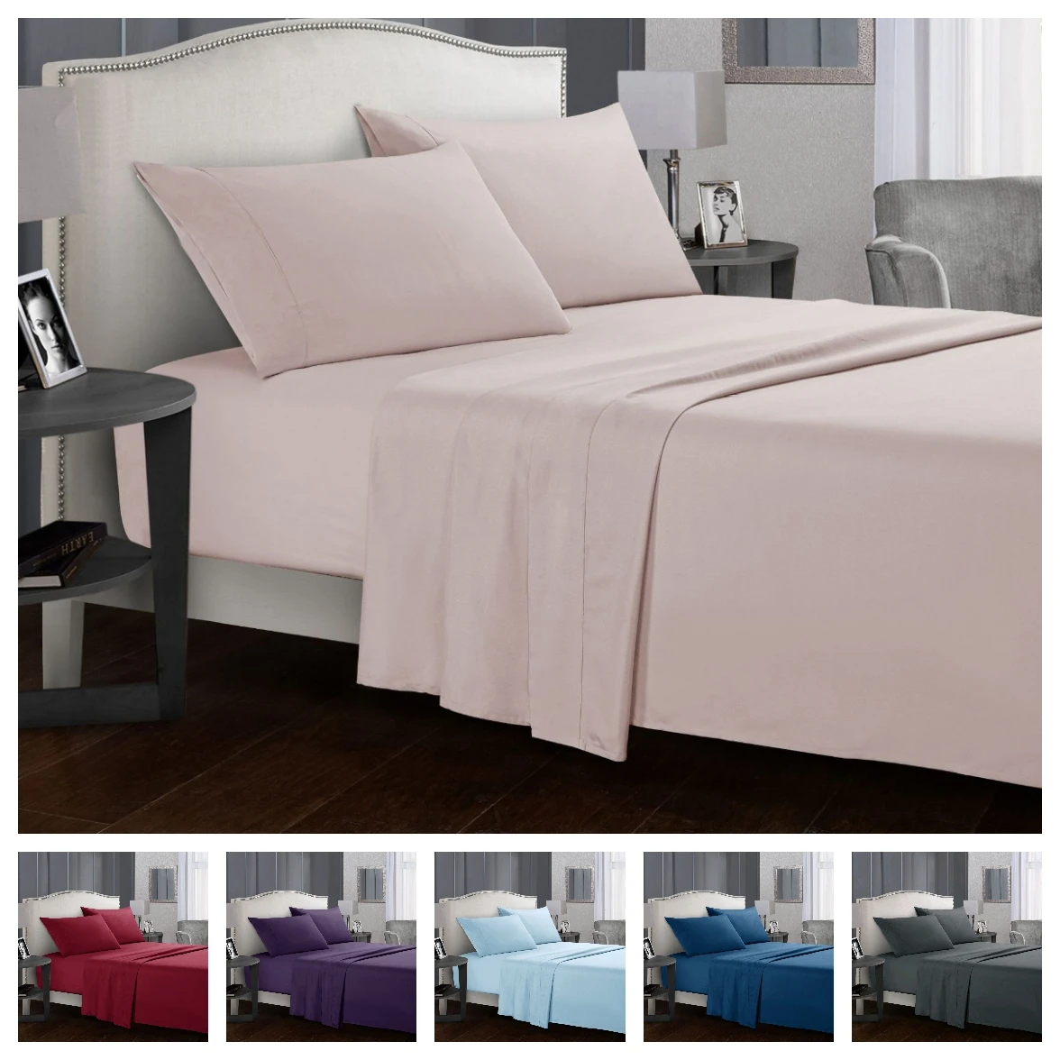 Luxury 3/4pcs Satin Polyester Deep Pocket Up To 14 Inches Solid Bedding Sheet Set Fitted Sheet Pillowcases Twin Full Queen King
Luxury 3/4pcs Satin Polyester Deep Pocket Up To 14 Inches Solid Bedding Sheet Set Fitted Sheet Pillowcases Twin Full Queen King