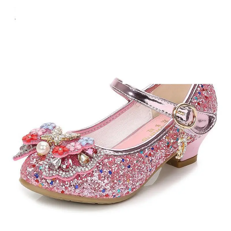 Children Princess Leather Shoes New Girls High Heels Sequin Children's Shoes Small And Medium Girls Princess Shoes Student Shoes
Children Princess Leather Shoes New Girls High Heels Sequin Children's Shoes Small And Medium Girls Princess Shoes Student Shoes