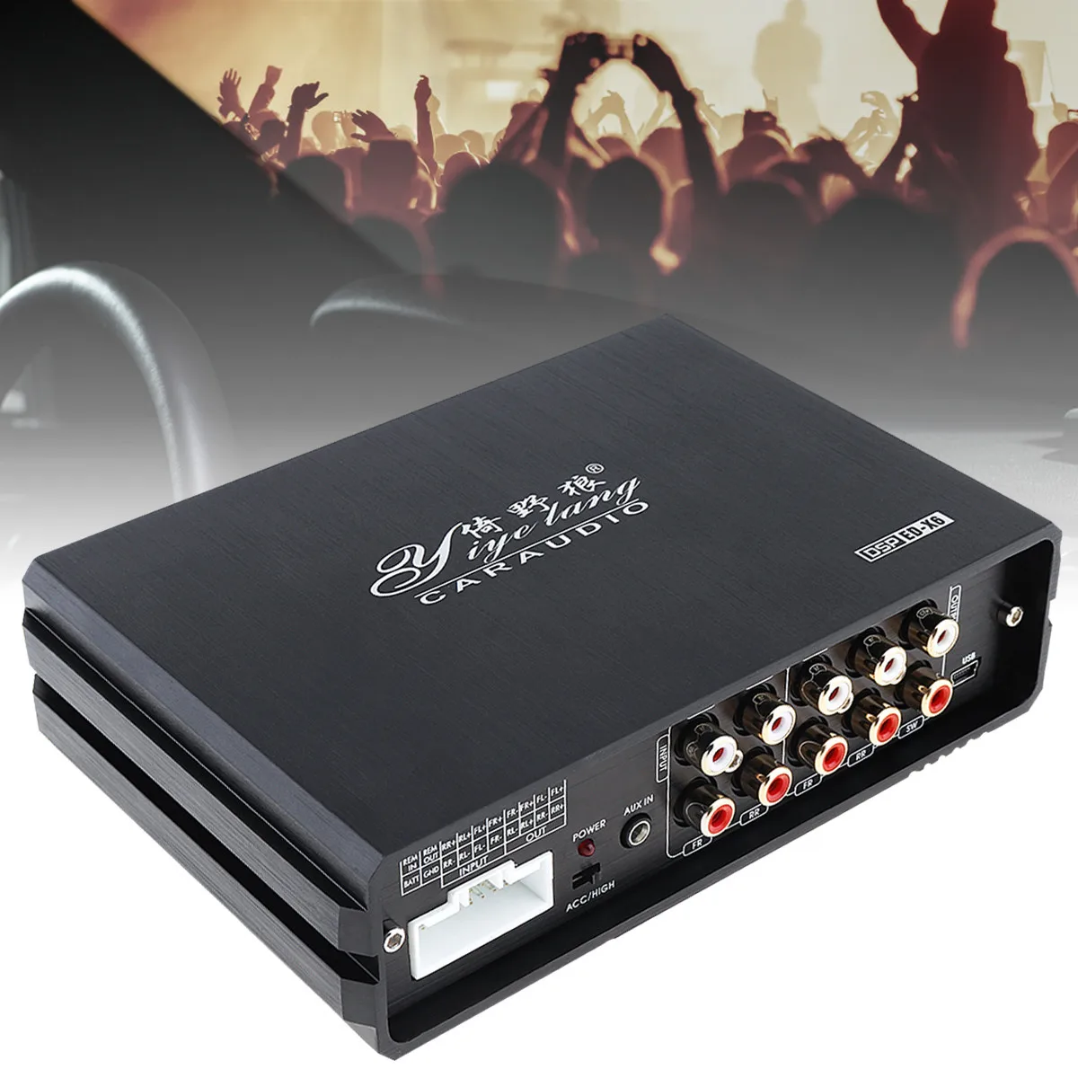 31 Bands 4x80W Car Digital Audio Processor DSP Amplifier with Bluetooth Support Computer Android Phone EQ High Precision Tuning
31 Bands 4x80W Car Digital Audio Processor DSP Amplifier with Bluetooth Support Computer Android Phone EQ High Precision Tuning