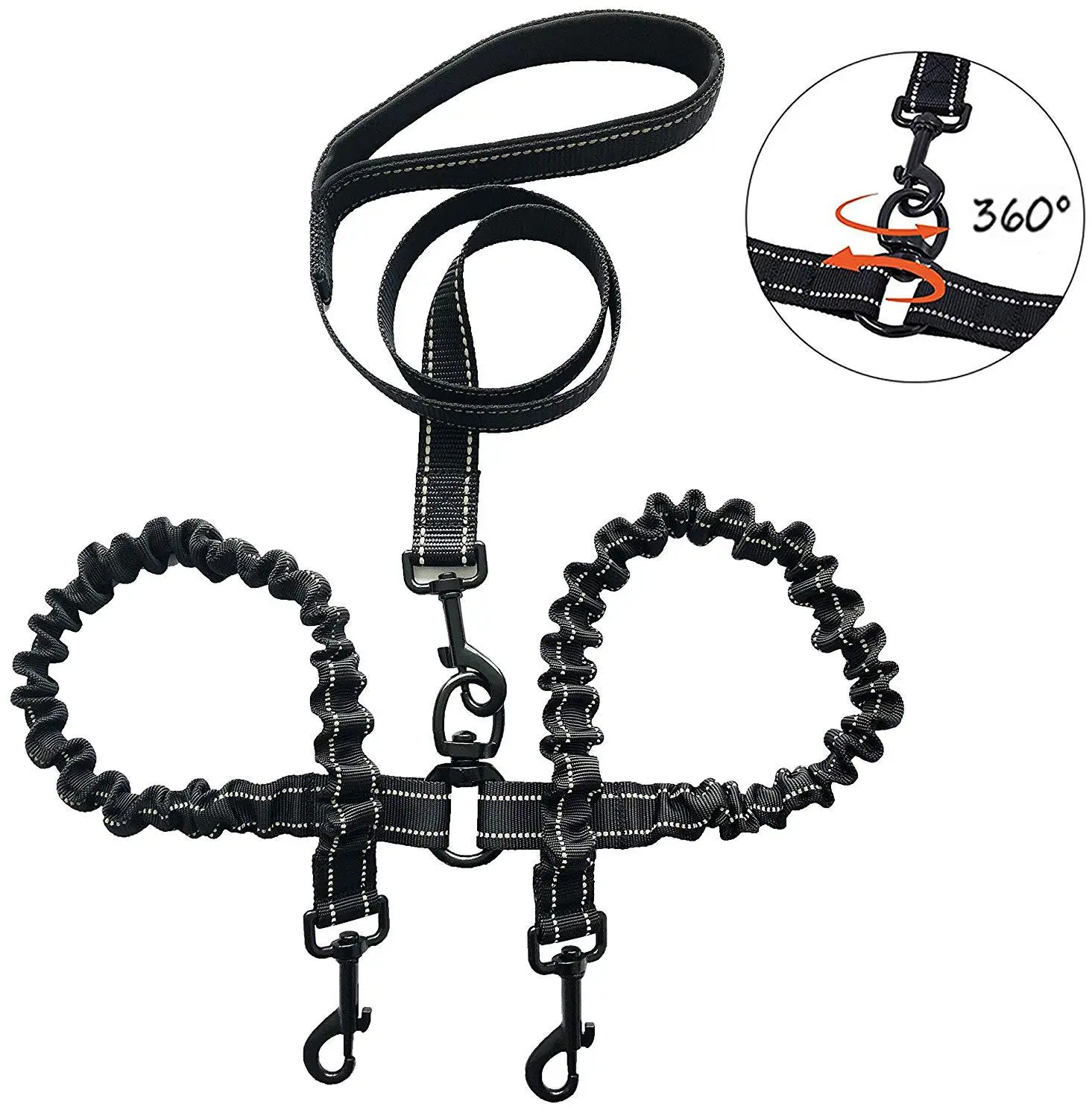 2019 Thick Nylon Double Dog Leash Soft Leather Control Leash Reflective Mountain Climbing Rope for Small Medium Large Dog Collar
2019 Thick Nylon Double Dog Leash Soft Leather Control Leash Reflective Mountain Climbing Rope for Small Medium Large Dog Collar