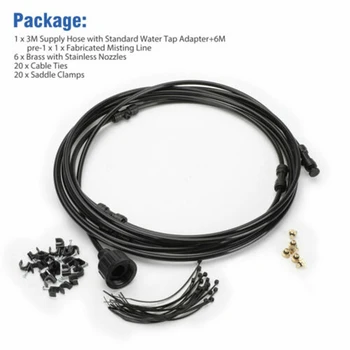 Misting Cooling System Patio Water Mister Nozzles Outdoor Fan Cooler Sprinkler Cooling System Fan Cooler
Misting Cooling System Patio Water Mister Nozzles Outdoor Fan Cooler Sprinkler Cooling System Fan Cooler