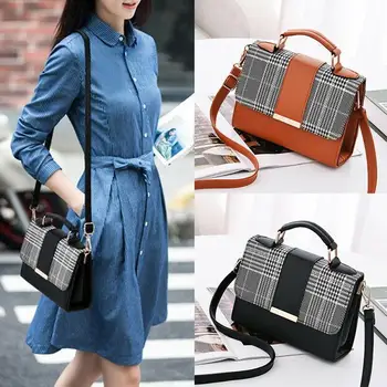 bags for women 2019 Fashion Women Soft Faux Leather Plaid Messenger Crossbody Shoulder Bag Handbag bolsa feminina
bags for women 2019 Fashion Women Soft Faux Leather Plaid Messenger Crossbody Shoulder Bag Handbag bolsa feminina