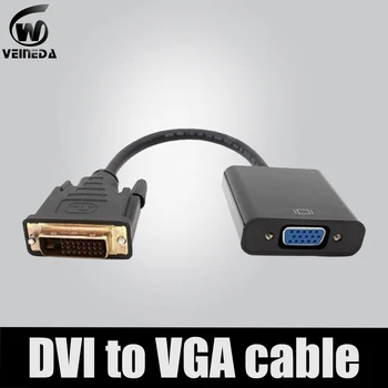 VEINEDA DVI 24+1 25Pin DVI-D to VGA Cable Adapter Cable 1080P for nVIDIA Graphics Card , HDTV, Projector
VEINEDA DVI 24+1 25Pin DVI-D to VGA Cable Adapter Cable 1080P for nVIDIA Graphics Card , HDTV, Projector