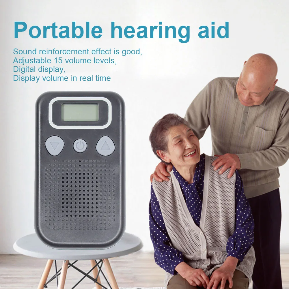 Portable Hearing Amplifier Enhances Vocals Personal Sound Booster with 15 Volume Levels DNJ998
Portable Hearing Amplifier Enhances Vocals Personal Sound Booster with 15 Volume Levels DNJ998