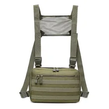 33x21x5cm Mens Chest Bag Molle Front Backpack Hip-Hop Pouch Hunting Military Combat Bag Black/Green/Tan Chest Bag Hunting Accs
33x21x5cm Mens Chest Bag Molle Front Backpack Hip-Hop Pouch Hunting Military Combat Bag Black/Green/Tan Chest Bag Hunting Accs