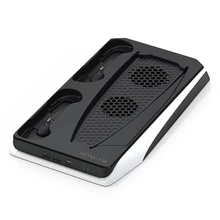 For PS5 Vertical Game Cooling Stand for PS 5 Digital Console with Dual Controller Charger for DualSense 12 Game Slots
For PS5 Vertical Game Cooling Stand for PS 5 Digital Console with Dual Controller Charger for DualSense 12 Game Slots
