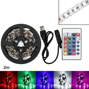 50-200CM USB LED Strip Light TV Back Lamp 5050RGB Colour Changing+Remote Control 2020
50-200CM USB LED Strip Light TV Back Lamp 5050RGB Colour Changing+Remote Control 2020