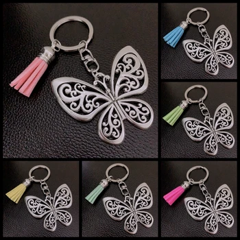 1pc butterfly gift butterfly charm with pink tassel key ring animal keychain bag charm women natural jewelry 
1pc butterfly gift butterfly charm with pink tassel key ring animal keychain bag charm women natural jewelry