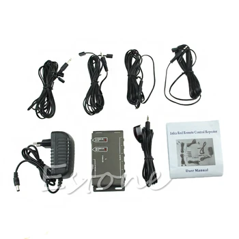Infrared Remote Control Extender 8 Emitters 1 Receiver IR Repeater Hidden System Kit EU Plug
Infrared Remote Control Extender 8 Emitters 1 Receiver IR Repeater Hidden System Kit EU Plug