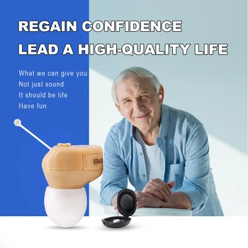 Advance Intelligent Chip Stealth Hearing Aids Real Sound No Noise Lasting Endurance Old Man In-ear Hearing Aids 
Advance Intelligent Chip Stealth Hearing Aids Real Sound No Noise Lasting Endurance Old Man In-ear Hearing Aids