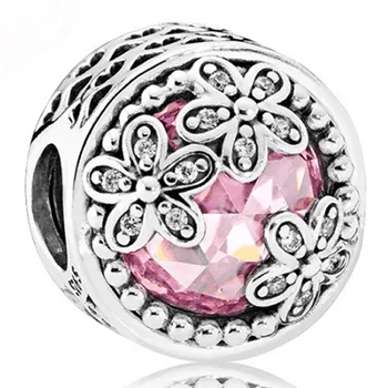 Original Openwork Dazzling Daisy Meadow With Crystal Bead Fit 925 Sterling Silver Bead Charm Pandora Bracelet Bangle DIY Jewelry
Original Openwork Dazzling Daisy Meadow With Crystal Bead Fit 925 Sterling Silver Bead Charm Pandora Bracelet Bangle DIY Jewelry