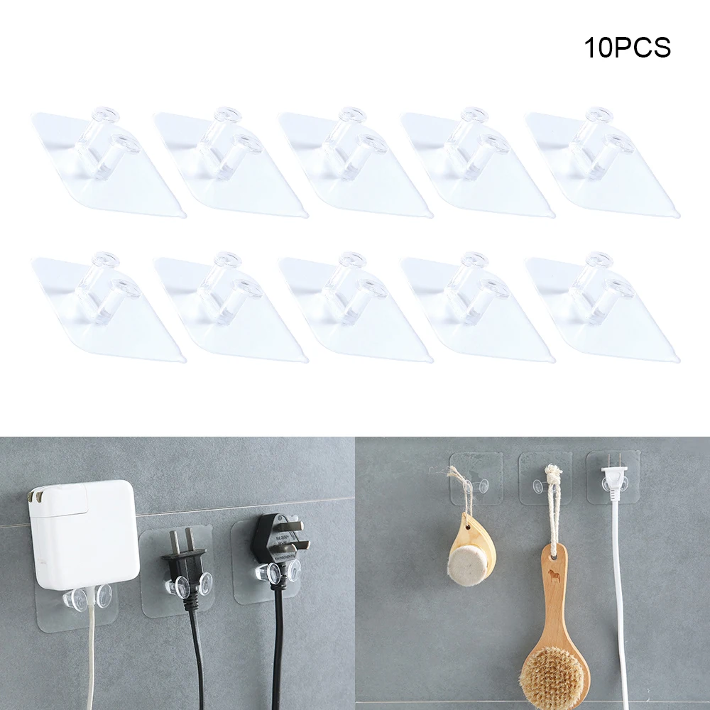 Transparent Plastic Home Office Wall Storage Hook Powerful Power Plug Adhesive Hook Power Plug Socket Holder Hanger
Transparent Plastic Home Office Wall Storage Hook Powerful Power Plug Adhesive Hook Power Plug Socket Holder Hanger