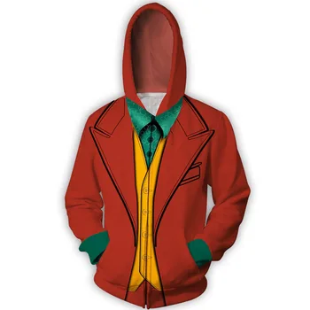 SONSPEE Fashion Men Casual Long Sleeve Hoody New Funny Clown Joker 3d Printed Unisex Hoodies Women Hooded Sweatshirt Zip Hoodie
SONSPEE Fashion Men Casual Long Sleeve Hoody New Funny Clown Joker 3d Printed Unisex Hoodies Women Hooded Sweatshirt Zip Hoodie