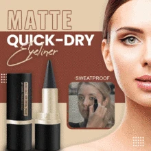 Matte Quick-Dry Eyeliner Waterproof Fast Dry Black Eye Liner Pencil Liquid Eyeliner Pen Unique Lipstick-shaped Design
Matte Quick-Dry Eyeliner Waterproof Fast Dry Black Eye Liner Pencil Liquid Eyeliner Pen Unique Lipstick-shaped Design