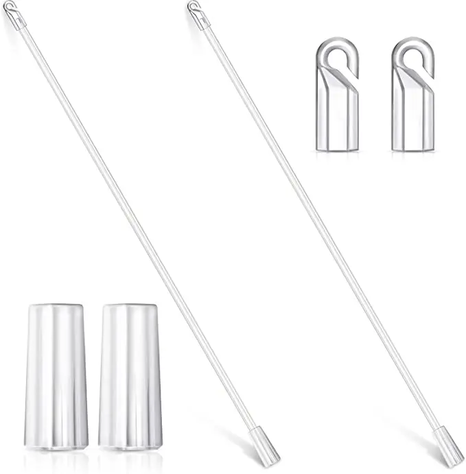 24 Inches 2 Pieces Blind Wand Vertical Blinds Replacement Parts Blind Rod with Hook and Grip Clear Plastic Blind Opener Long
24 Inches 2 Pieces Blind Wand Vertical Blinds Replacement Parts Blind Rod with Hook and Grip Clear Plastic Blind Opener Long