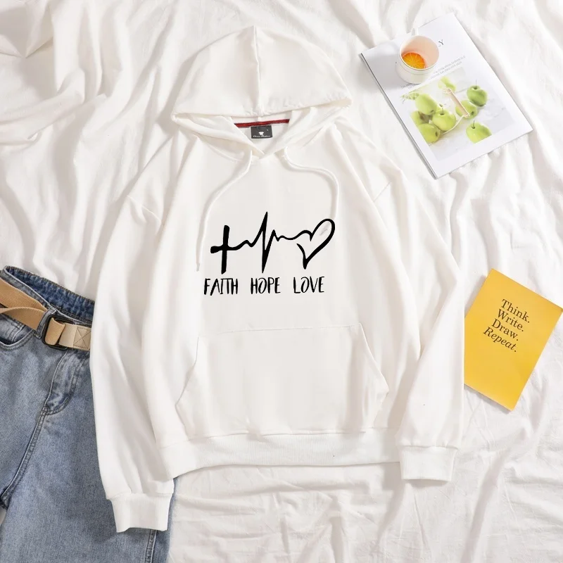 New 2021 FAITH HOPE LOVE New Fashion Letter Print Hoodies Pure Color drawcord hoodies plus size Pullovers winter hoodies 
New 2021 FAITH HOPE LOVE New Fashion Letter Print Hoodies Pure Color drawcord hoodies plus size Pullovers winter hoodies