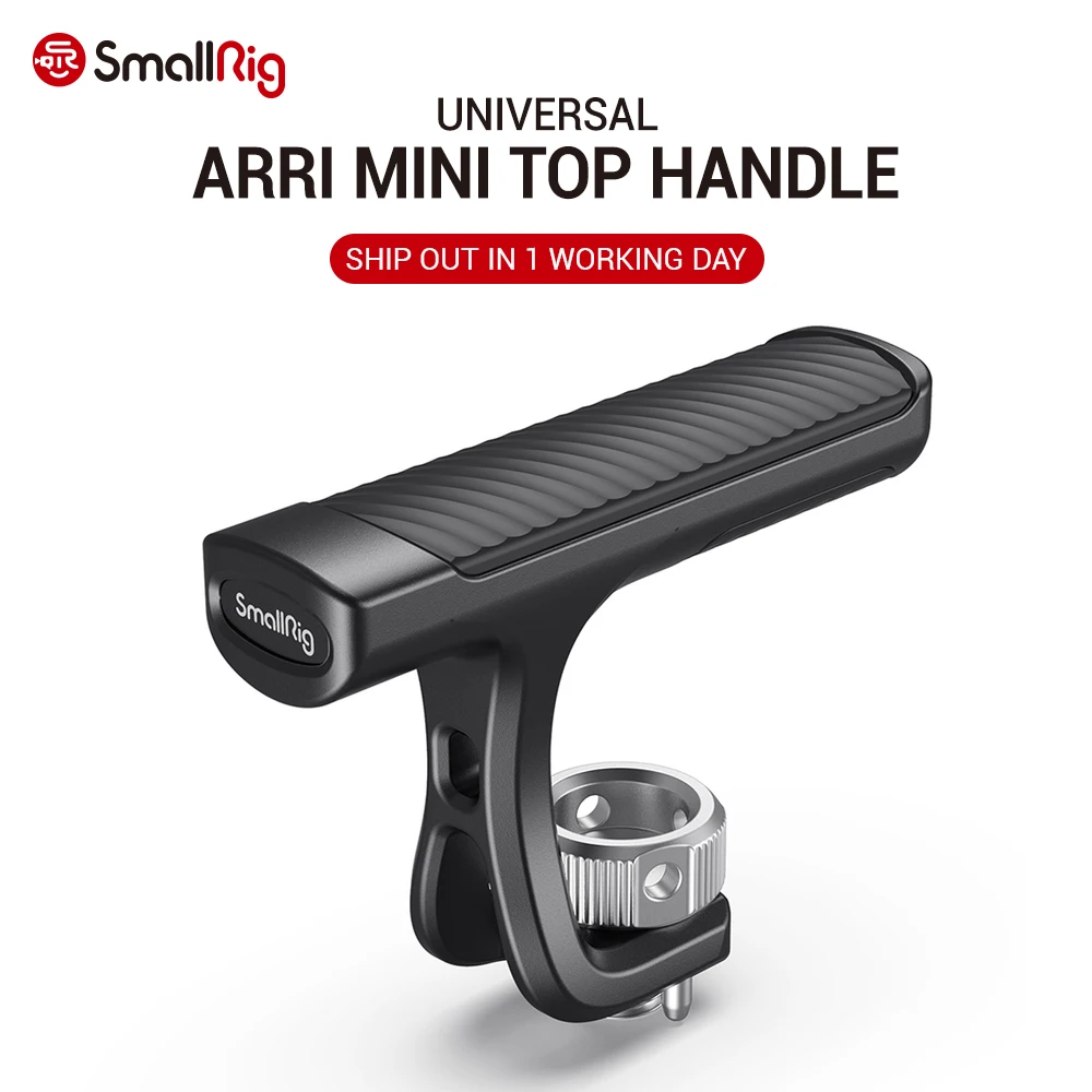 SmallRig Mini Top Handle for Light-weight Cameras (ARRI-Style Mount) Handle Hand Grip for mirrorless, digital cameras 2771
SmallRig Mini Top Handle for Light-weight Cameras (ARRI-Style Mount) Handle Hand Grip for mirrorless, digital cameras 2771