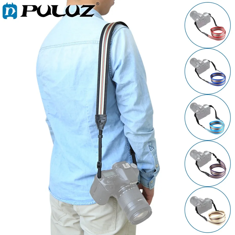 PULUZ Stripe Style Multi-color Series Shoulder Neck Strap Camera Strap Belt for Sony/ Canon/Olympus/Panasonic/SLR / DSLR Cameras
PULUZ Stripe Style Multi-color Series Shoulder Neck Strap Camera Strap Belt for Sony/ Canon/Olympus/Panasonic/SLR / DSLR Cameras