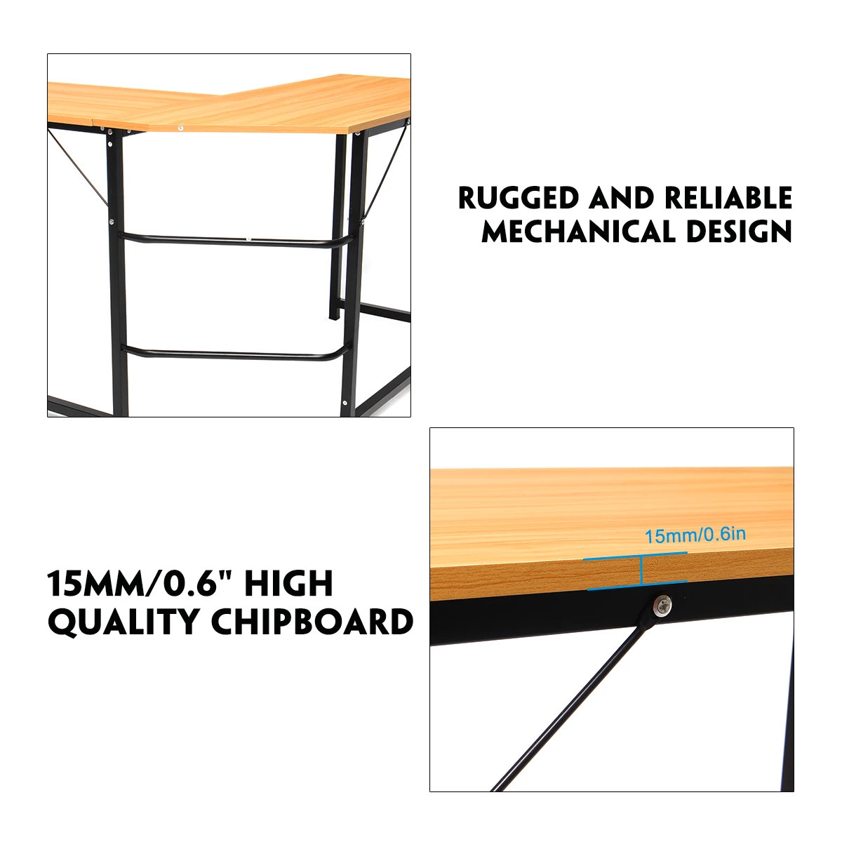Modern Simple L-Shaped Corner Desktop Computer Desk Table Laptop Table Writing Desk Home Office Furniture Standing Desk meubles Modern Simple L-Shaped Corner Desktop Computer Desk Table Laptop Table Writing Desk Home Office Furniture Standing Desk meubles