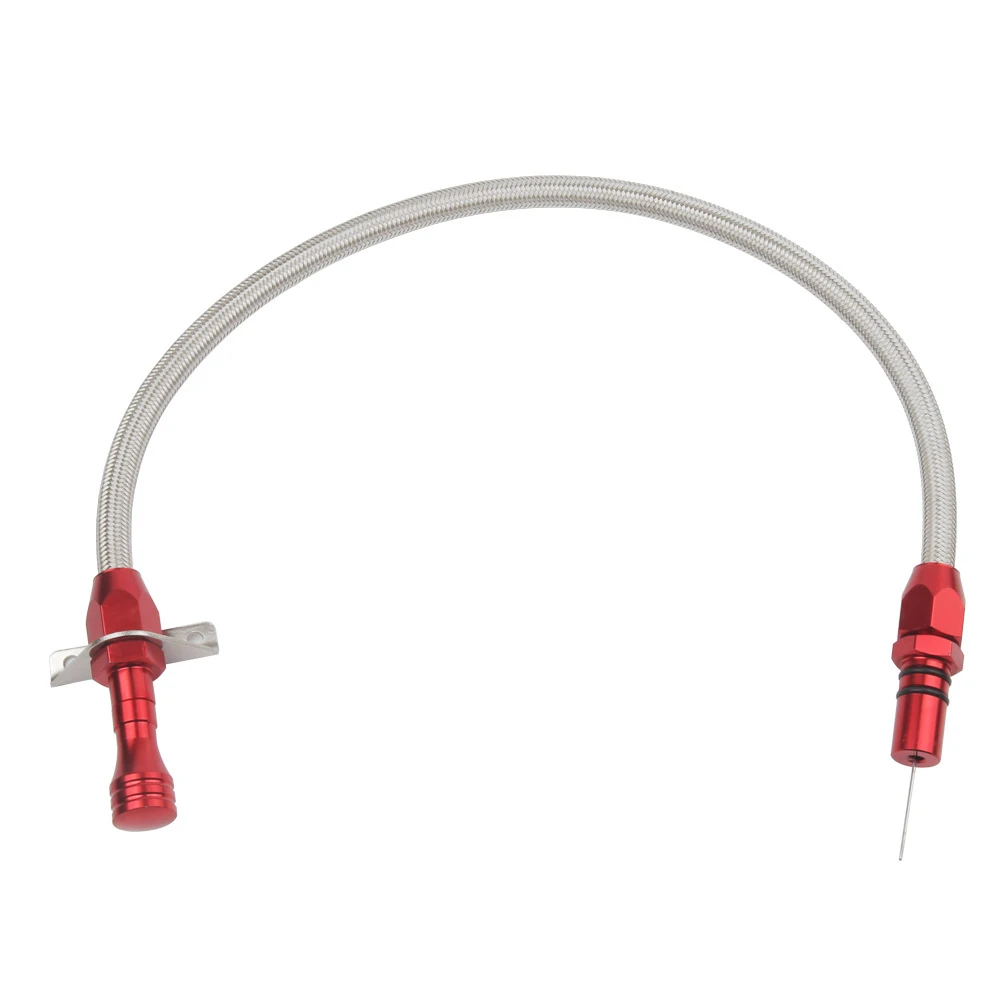 530mm/20.87in Flexible Stainless Steel Transmission Dipstick for Chevrolet GM Chevy TH400 Turbo SBC BBC 400
530mm/20.87in Flexible Stainless Steel Transmission Dipstick for Chevrolet GM Chevy TH400 Turbo SBC BBC 400