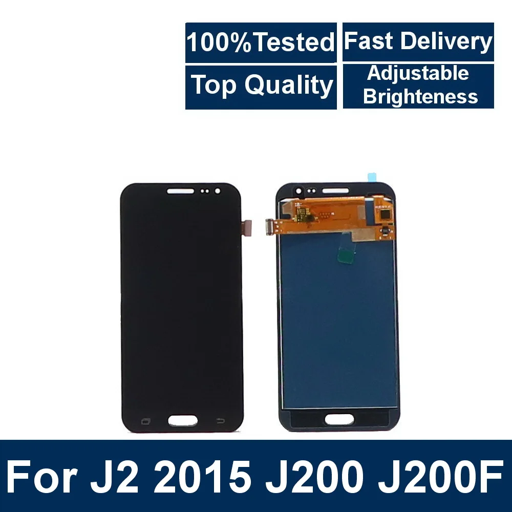 For Samsung Galaxy J2 2015 J200 J200F J200M J200H J200Y 100% Tested LCD Display Touch Screen Digitizer Assembly LCD Replacement
For Samsung Galaxy J2 2015 J200 J200F J200M J200H J200Y 100% Tested LCD Display Touch Screen Digitizer Assembly LCD Replacement