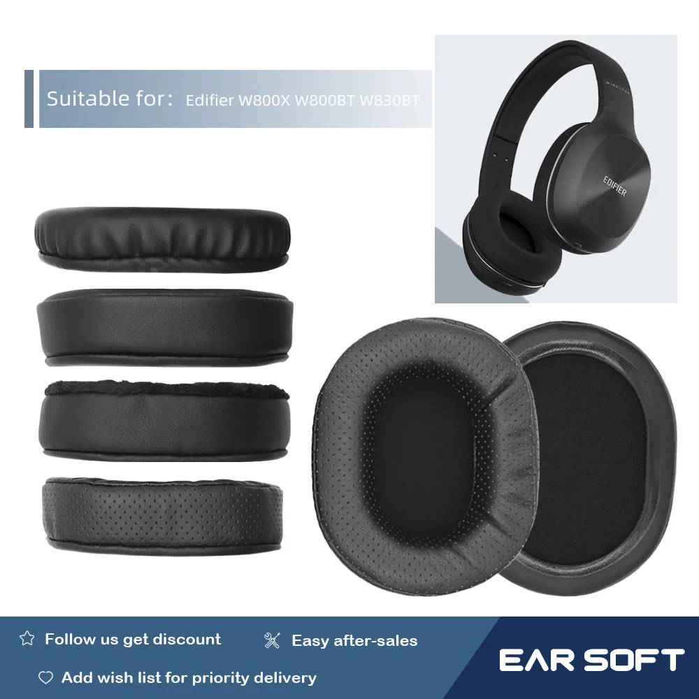 Earsoft Replacement Ear Pads Cushions for Edifier W800X W800BT W830BT Headphones Earphones Earmuff Case Sleeve Accessories
Earsoft Replacement Ear Pads Cushions for Edifier W800X W800BT W830BT Headphones Earphones Earmuff Case Sleeve Accessories