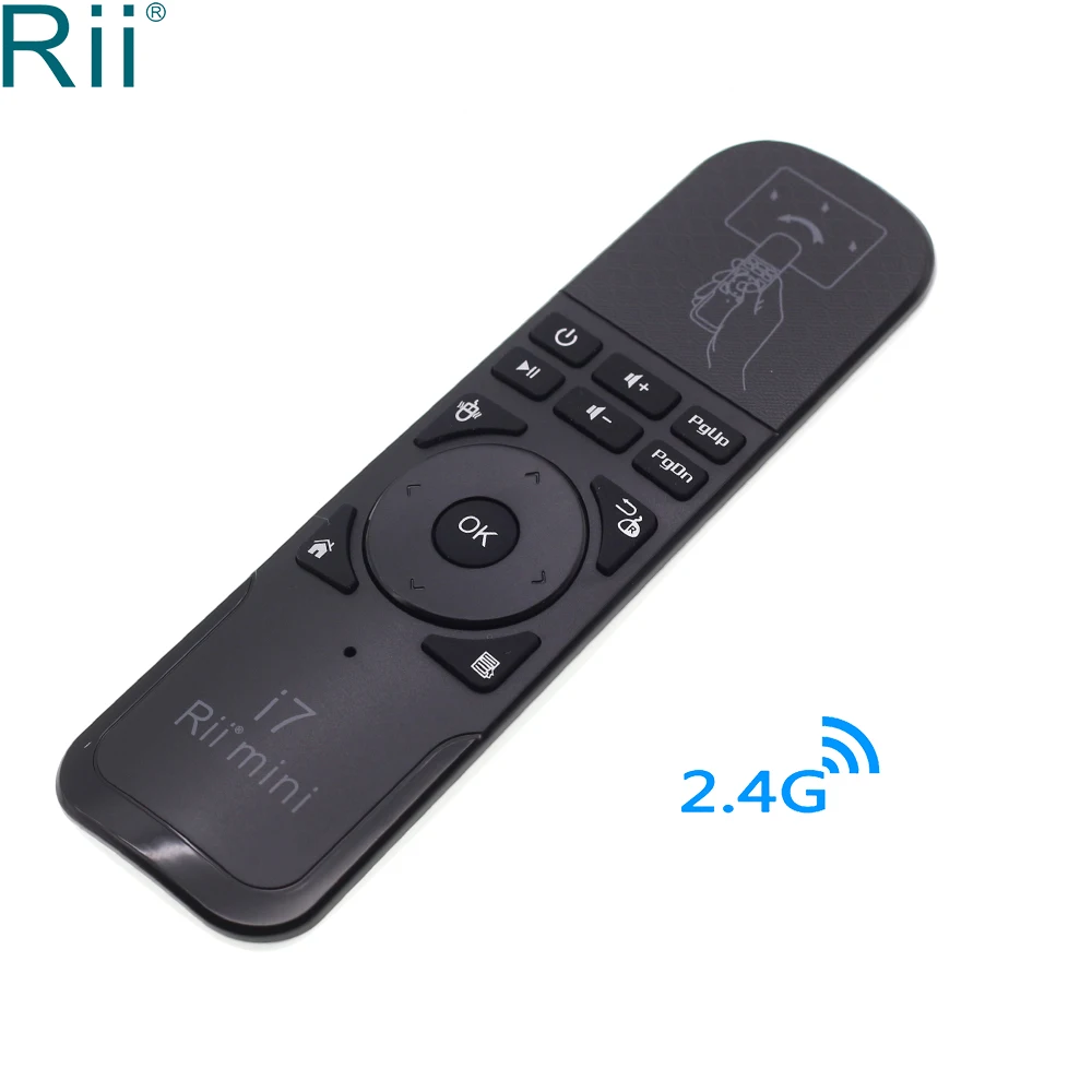 Rii i7 2.4GHz Mini Wireless Air Mouse for Android TV Box Mini PC IPTV Set Top Box Office Fly Mouse for Media Player
Rii i7 2.4GHz Mini Wireless Air Mouse for Android TV Box Mini PC IPTV Set Top Box Office Fly Mouse for Media Player