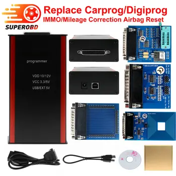 New Design digiprog Programmer V77 Support IMMO + Mileage Correction + Airbag Reset Pro Replace Carprog/Digiprog/Tango
New Design digiprog Programmer V77 Support IMMO + Mileage Correction + Airbag Reset Pro Replace Carprog/Digiprog/Tango