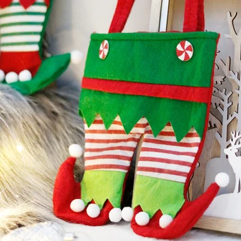 Kids Portable Reusable Christmas Candy Bag Santa PantS Packaging Home Decor Storage Non Woven With Handle Baskets Gift Wrap
Kids Portable Reusable Christmas Candy Bag Santa PantS Packaging Home Decor Storage Non Woven With Handle Baskets Gift Wrap