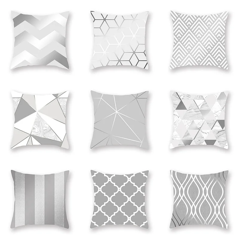 Gray Geometry Pillow Case Decorative Pillow Cover Peach Velvet Cushion Case Nordic Style Cushion Cover For Home Sofa Bed Car
Gray Geometry Pillow Case Decorative Pillow Cover Peach Velvet Cushion Case Nordic Style Cushion Cover For Home Sofa Bed Car