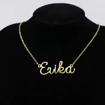 Personalized Name Pendant Necklaces Birthday Gift Gold Color English Letter Necklace Stainless Steel Customized Name Necklaces
Personalized Name Pendant Necklaces Birthday Gift Gold Color English Letter Necklace Stainless Steel Customized Name Necklaces