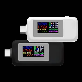 KWS-1902C Type-C Color Display USB Tester 0-5A Current 4-30V Voltage USB Charger Tester Power Meter Mobile Battery Detector
KWS-1902C Type-C Color Display USB Tester 0-5A Current 4-30V Voltage USB Charger Tester Power Meter Mobile Battery Detector