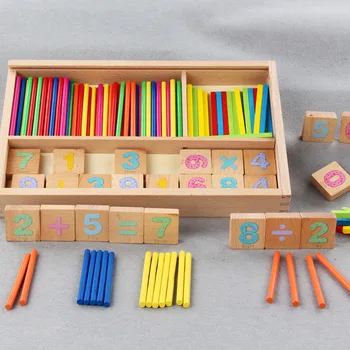 Counting Sticks Box Set Montessori Wooden Blocks Number Math Teaching Arithmetic Kids Game Education Intelligence Stick Toy Gift
Counting Sticks Box Set Montessori Wooden Blocks Number Math Teaching Arithmetic Kids Game Education Intelligence Stick Toy Gift