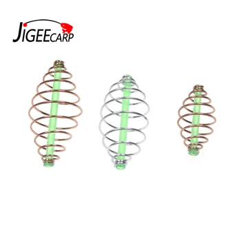 JIGEECARP 6PCS/Lot Carp Fishing Rigging Bait Case S M L Catfish Casting Rod Fishing Bait Feeder Spring Cage Fishing Tackle
JIGEECARP 6PCS/Lot Carp Fishing Rigging Bait Case S M L Catfish Casting Rod Fishing Bait Feeder Spring Cage Fishing Tackle