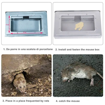 Continuous Metal Window Mousetrap Window type mechanical mousetrap continuous High Effect dust cover rodent killing bait box
Continuous Metal Window Mousetrap Window type mechanical mousetrap continuous High Effect dust cover rodent killing bait box