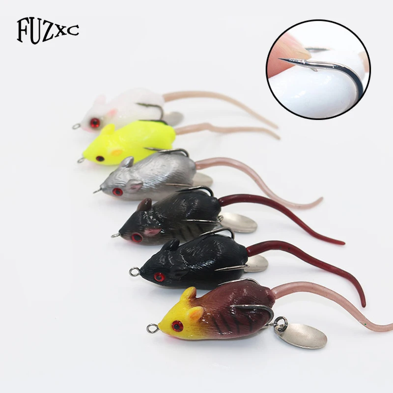 FUZXC Thunder Frog Mouse Soft Bait Fishing Lure Floating Artificial Wobbler Rubber Silicone Lifelike Pesca Fish Tackle With Hook
FUZXC Thunder Frog Mouse Soft Bait Fishing Lure Floating Artificial Wobbler Rubber Silicone Lifelike Pesca Fish Tackle With Hook