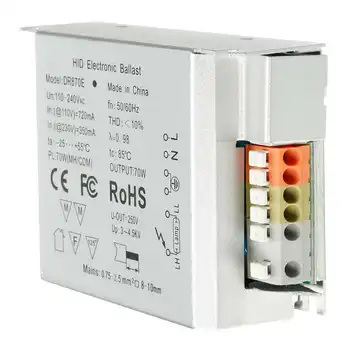 110-240V Input Voltage For 70W Electronic Ballast For Repitle UVB Metal Hanlide Bulb
110-240V Input Voltage For 70W Electronic Ballast For Repitle UVB Metal Hanlide Bulb