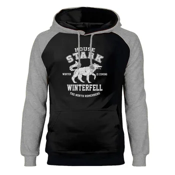 Game of Thrones Hoodies Men House Stark Wolf Raglan Hooded Sweatshirt Winter Autumn A Song of Ice and Fire Winterfell Streetwear
Game of Thrones Hoodies Men House Stark Wolf Raglan Hooded Sweatshirt Winter Autumn A Song of Ice and Fire Winterfell Streetwear