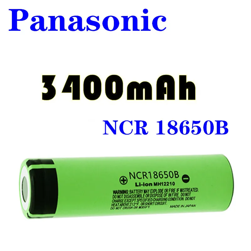 Panasonic original 18650 lithium battery NCR18650B 3400mAh large capacity rechargeable battery 3.7V for flashlight power tools
Panasonic original 18650 lithium battery NCR18650B 3400mAh large capacity rechargeable battery 3.7V for flashlight power tools