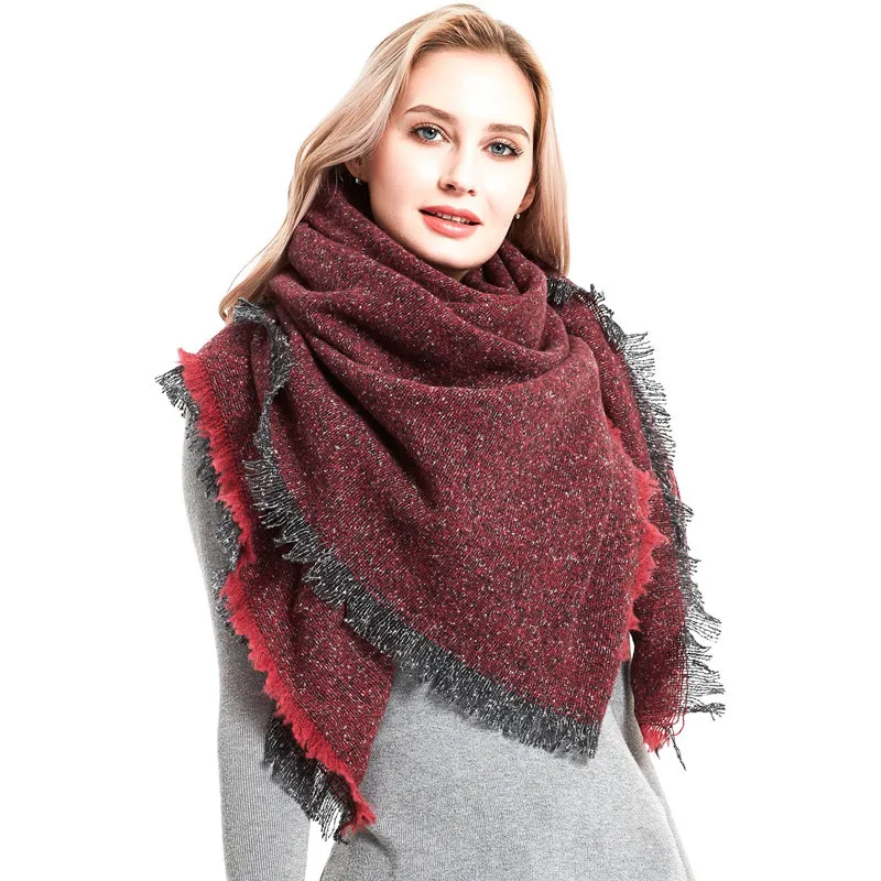 2020 Women Cashmerelike Winter Scarf Knit Pashmina Bandana Pure Female Warm Triangle Scarves Blanket Shawls and Wraps Bufanda
2020 Women Cashmerelike Winter Scarf Knit Pashmina Bandana Pure Female Warm Triangle Scarves Blanket Shawls and Wraps Bufanda