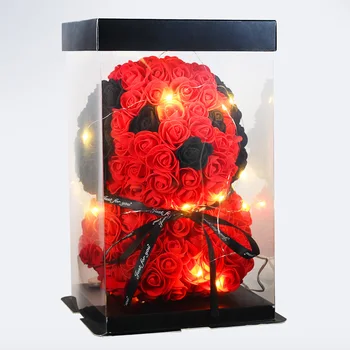 HOT Valentines Day Gift 25cm Red Rose Dog Teddy Bear Rose Flower Artificial Home Wedding Festival Decoration Gift Box Wreat
HOT Valentines Day Gift 25cm Red Rose Dog Teddy Bear Rose Flower Artificial Home Wedding Festival Decoration Gift Box Wreat
