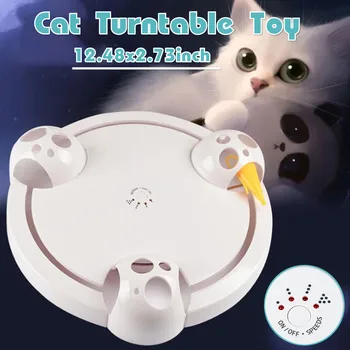 Electric Cat Toy Catching Mouse Automatic Turntable Cat Toy Smart Teasing Cat Stick Crazy Game Turntable Mice Catch Toy
Electric Cat Toy Catching Mouse Automatic Turntable Cat Toy Smart Teasing Cat Stick Crazy Game Turntable Mice Catch Toy