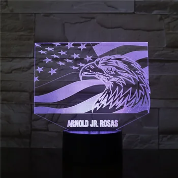 3D Lamp The American flag National bird battery powered color changing with remote for bedside decoration led night light lamp
3D Lamp The American flag National bird battery powered color changing with remote for bedside decoration led night light lamp
