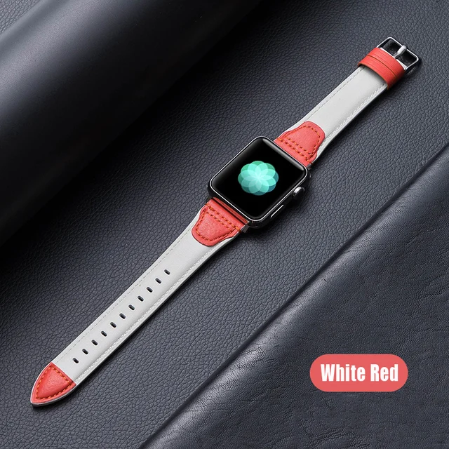 Italy Leather strap For Apple watch band 44mm 40mm 42mm 38mm 44 mm HQ Contrast Genuine leather bracelet iWatch serie 3 4 5 6 se
Italy Leather strap For Apple watch band 44mm 40mm 42mm 38mm 44 mm HQ Contrast Genuine leather bracelet iWatch serie 3 4 5 6 se