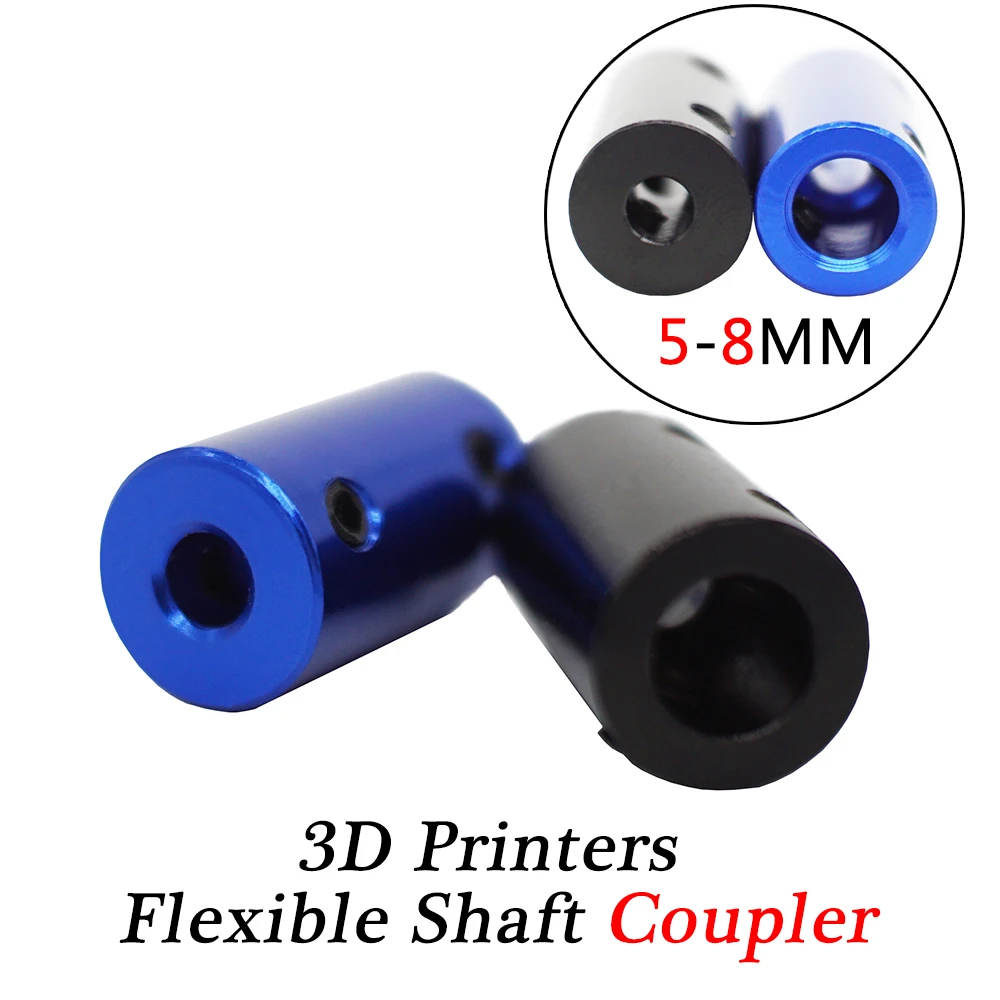 3D Printers Parts Flexible Shaft Coupler 5-8mm step motor and screw connecting parts aluminum alloy connector 1pc
3D Printers Parts Flexible Shaft Coupler 5-8mm step motor and screw connecting parts aluminum alloy connector 1pc